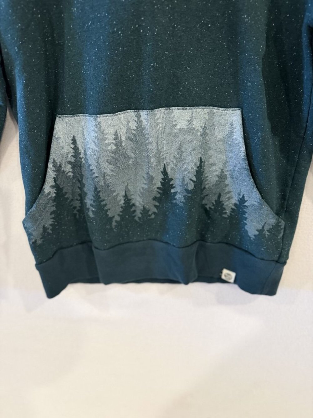 HAPPY EARTH MISTY FOREST HOODIE SZ S RELAXED HOODIE WITH OVERSIZE HOOD - Picture 3 of 7